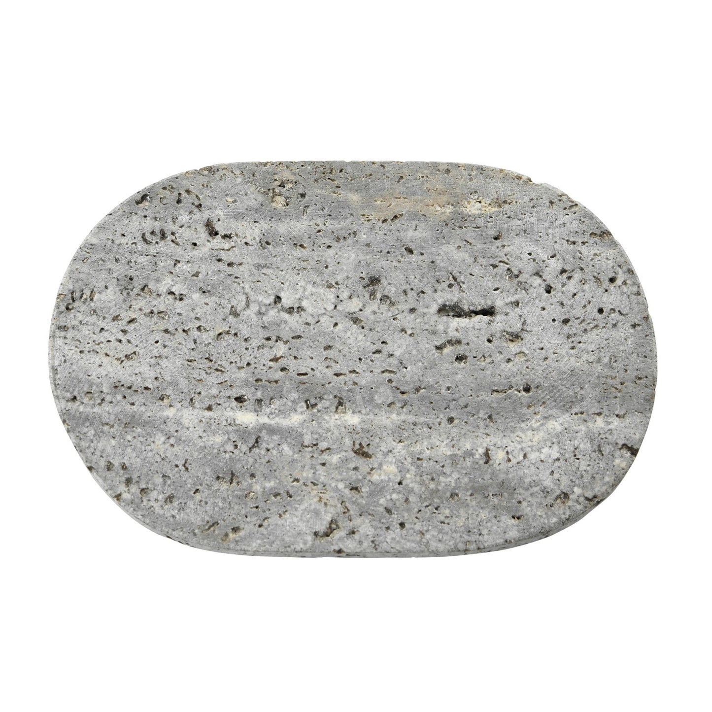 Oval Travertine Soap Dish