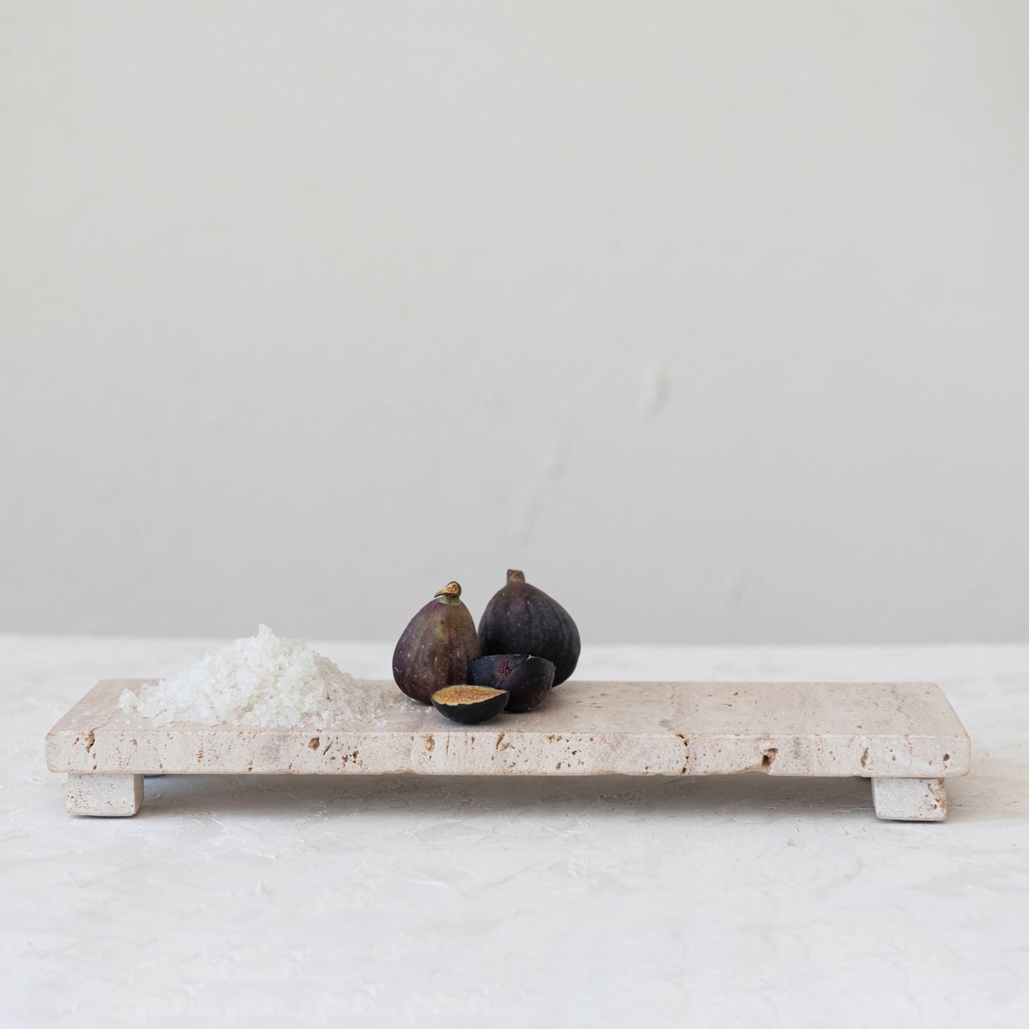 Travertine Footed Board