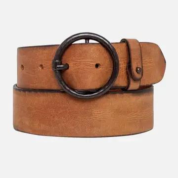 Belt - Cognac, Round
