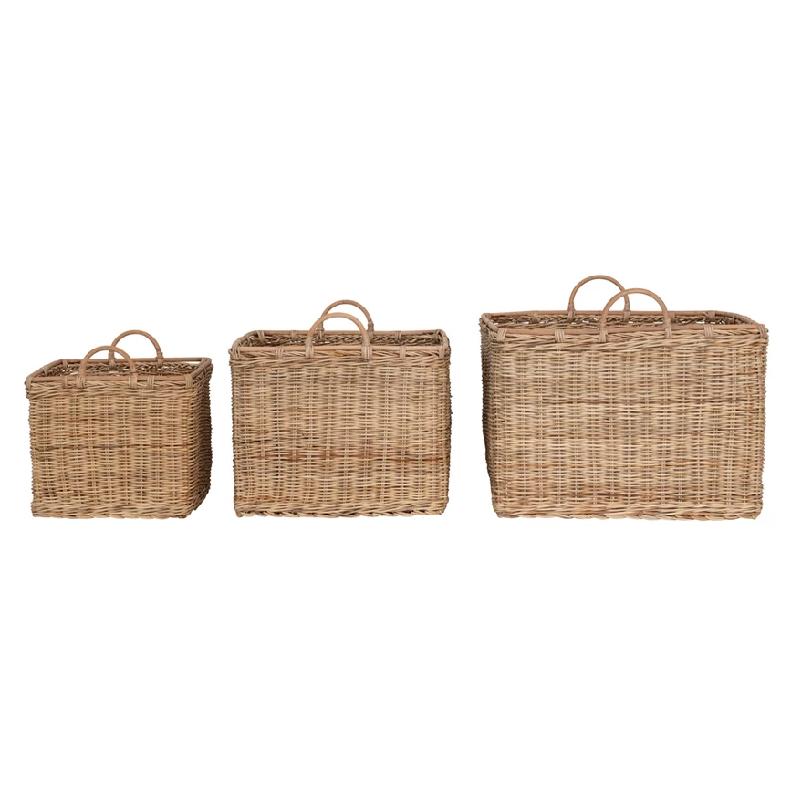 Square Rattan Basket