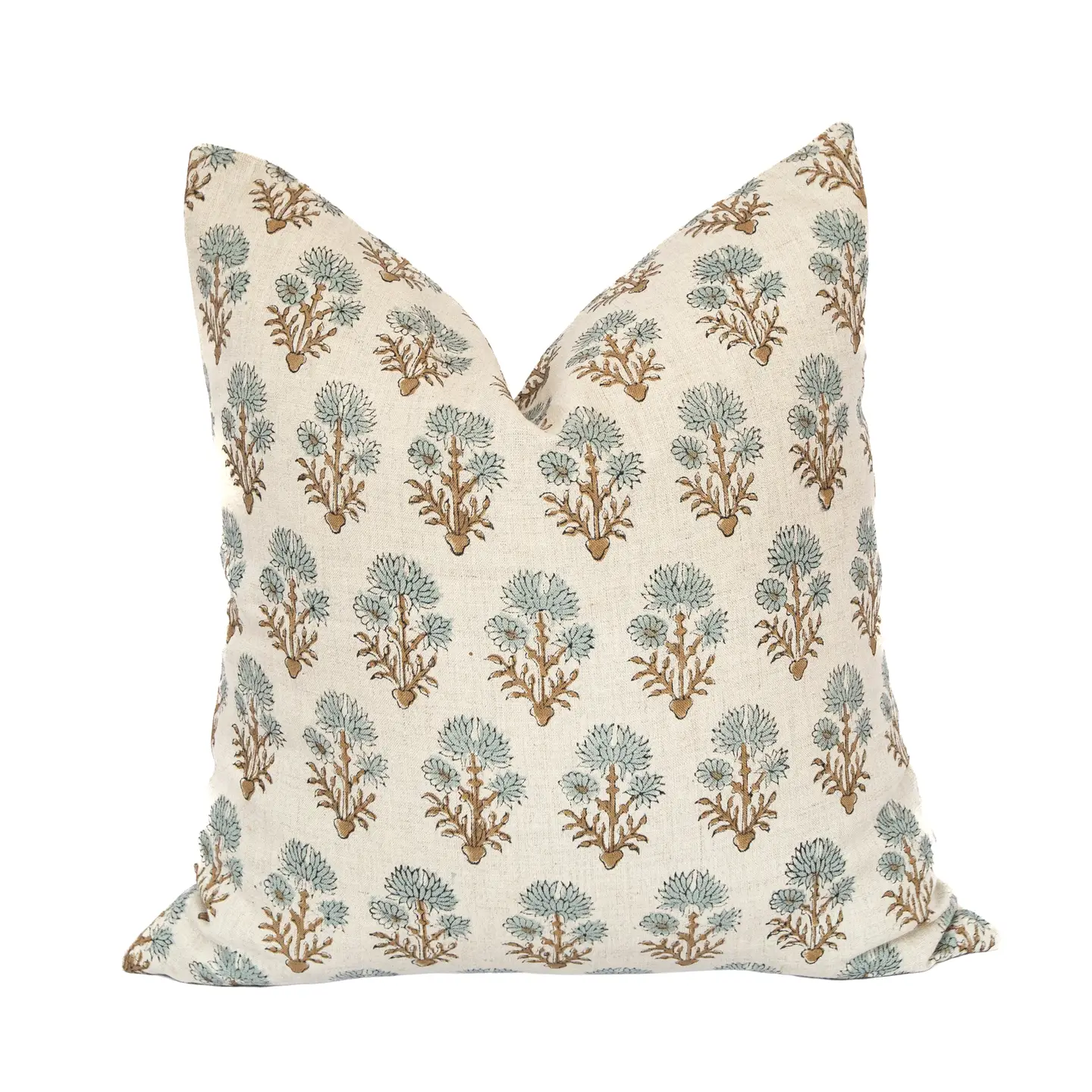 Indigo Bloom Pillow 22"