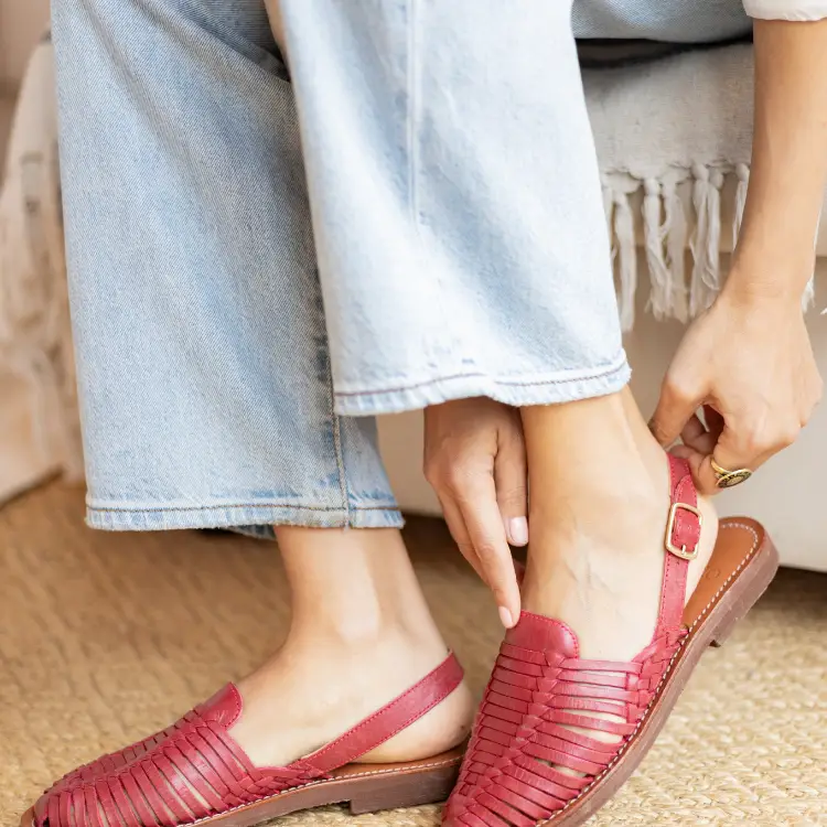 Amelia Sandal - Cherry