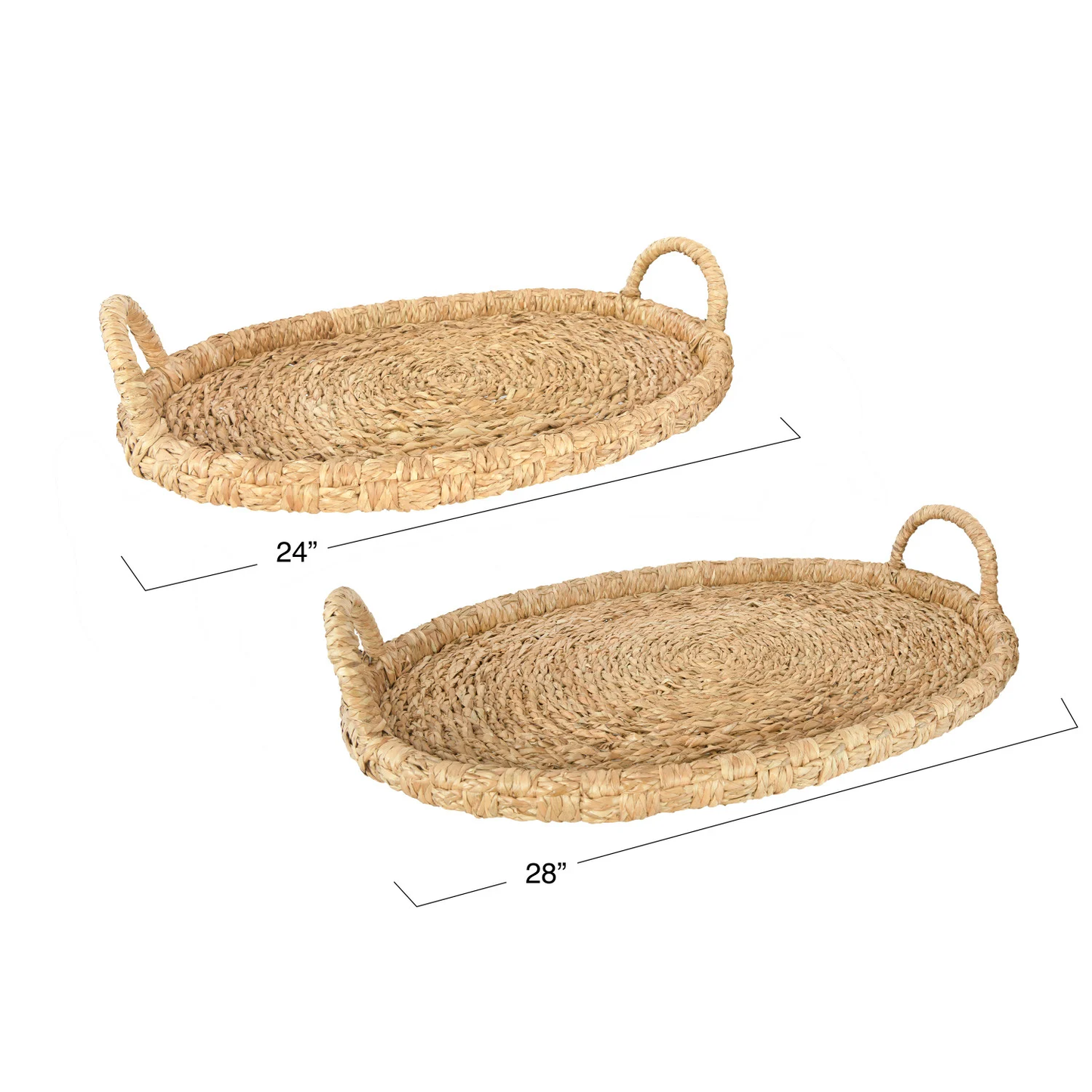 Seagrass + Rattan Trays