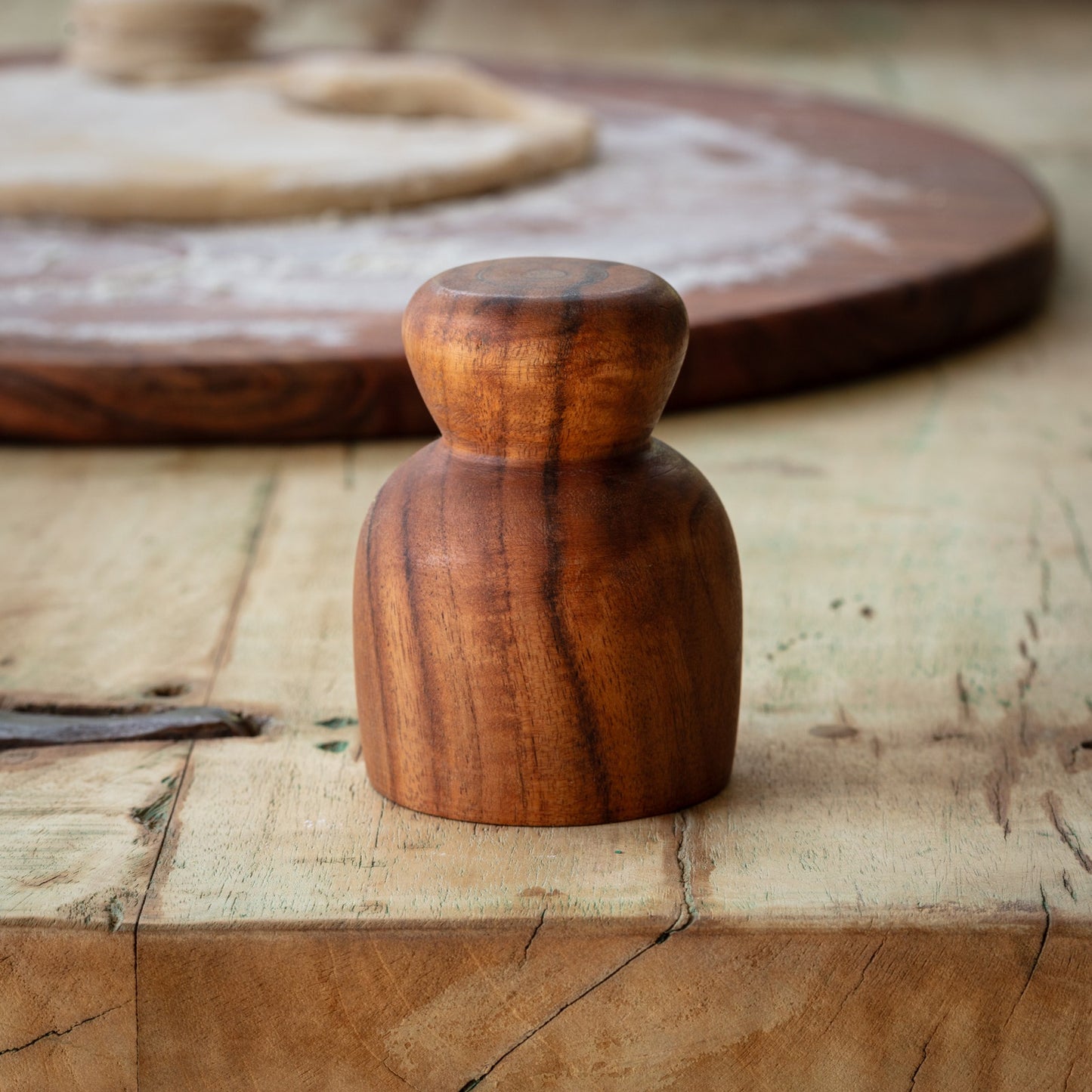 Wooden Biscuit Cutter