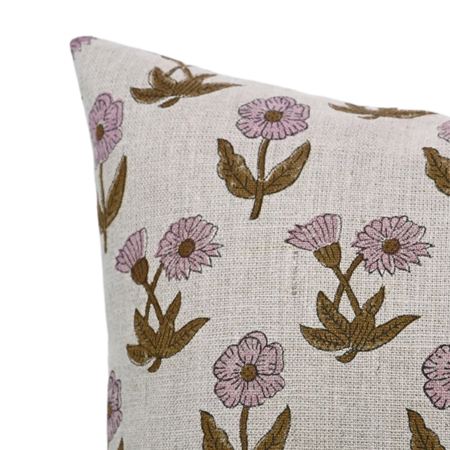 Blush Floral Pillow - 18"