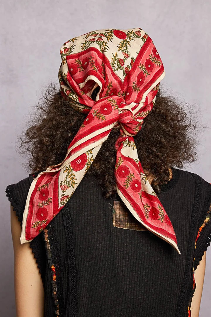 Oversized Block Print Scarf