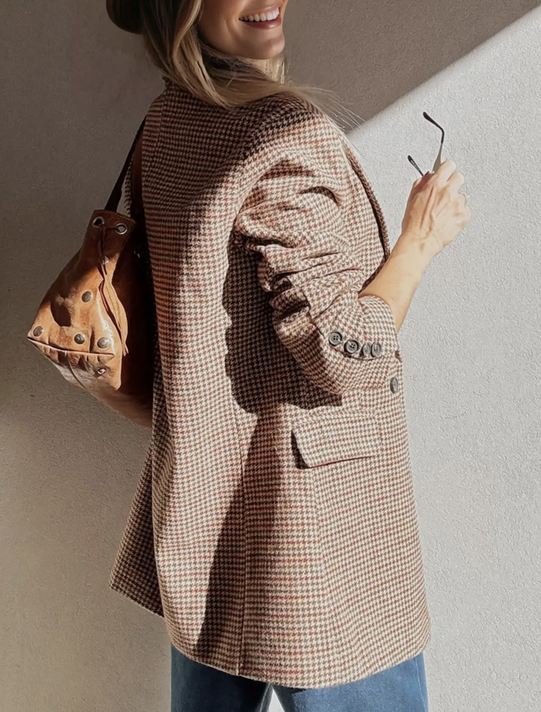Houndstooth Blazer