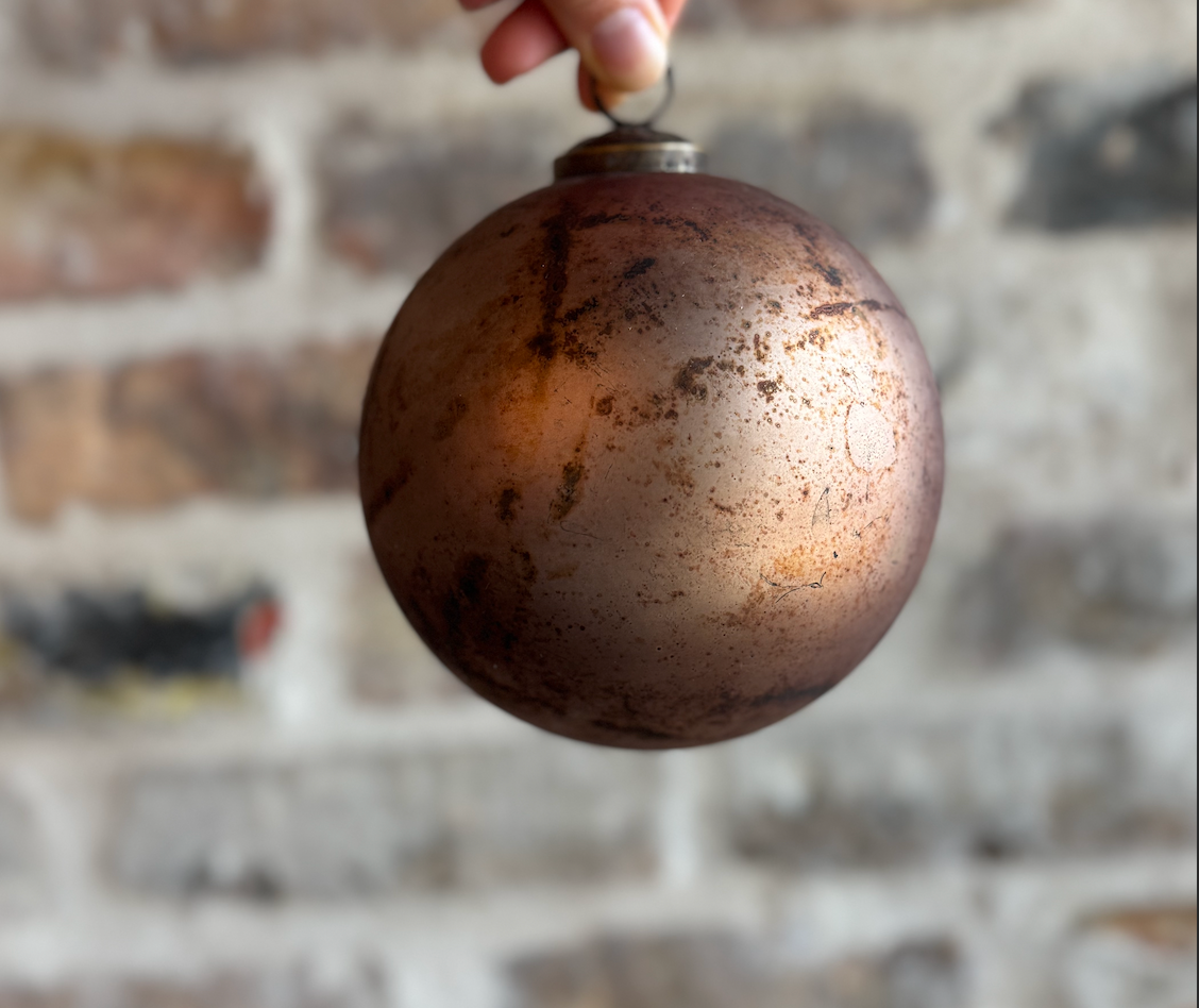 Bronze Mercury Glass Ornament