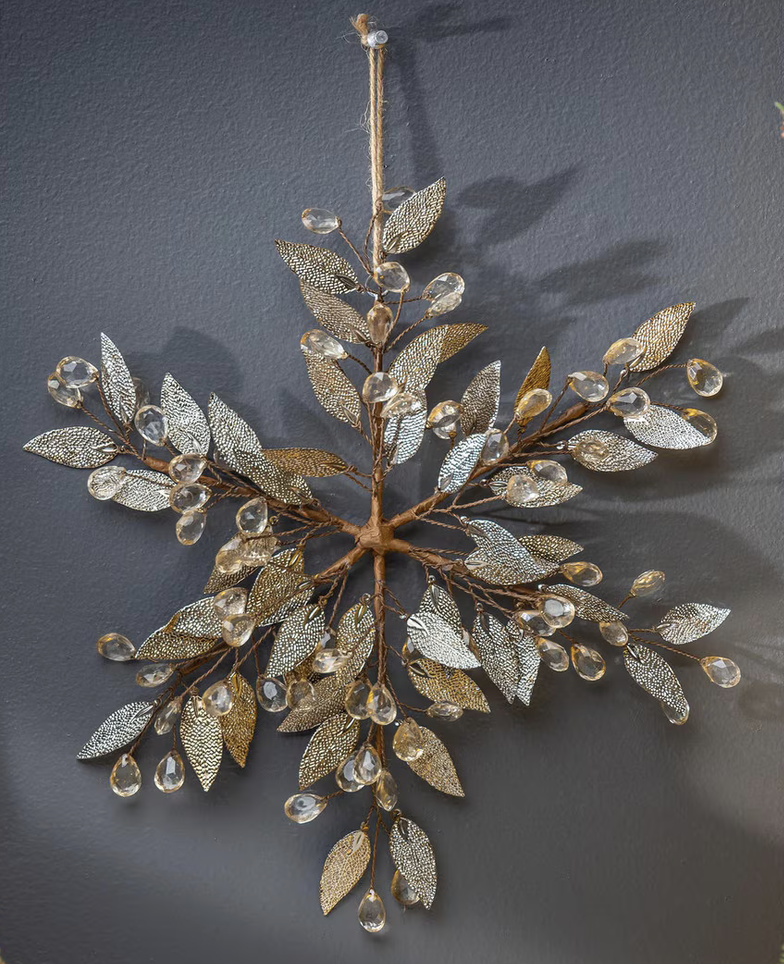 Metal Snowflake Ornament