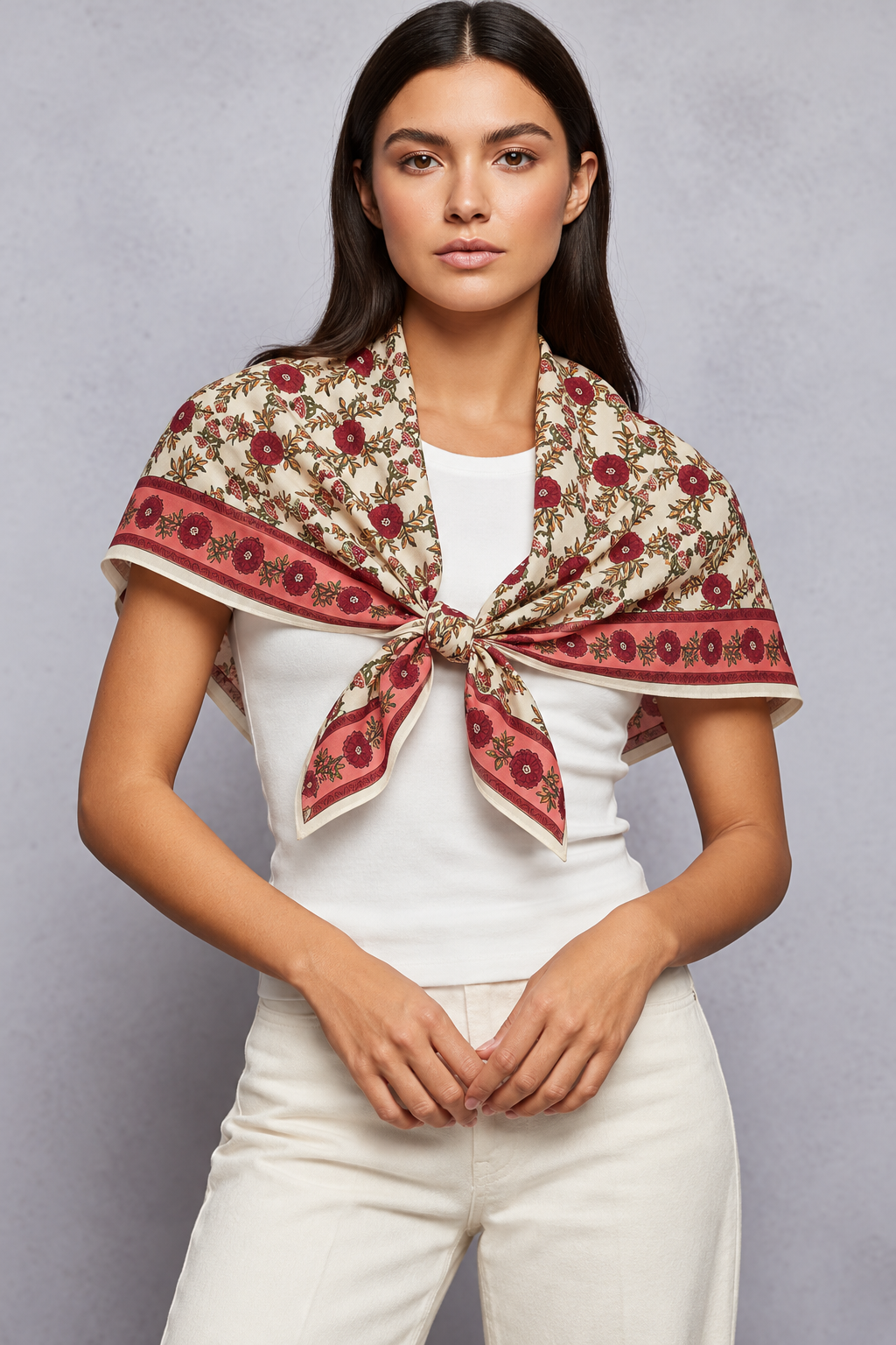 Oversized Block Print Scarf