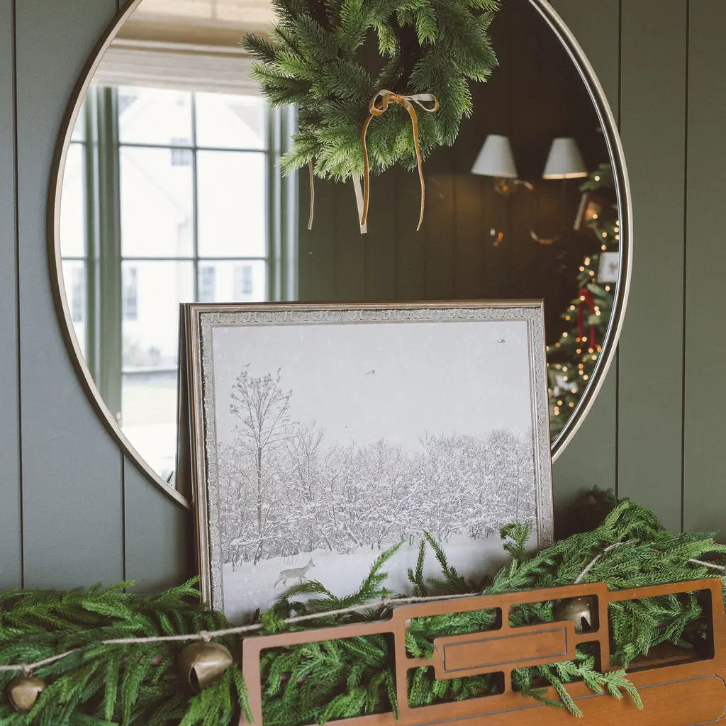 Winter Fawn Framed Art