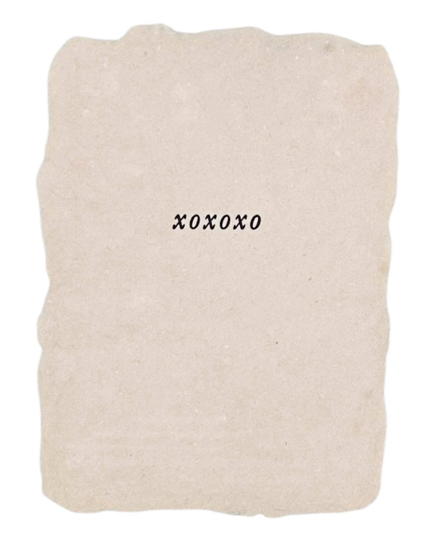Xoxo note card