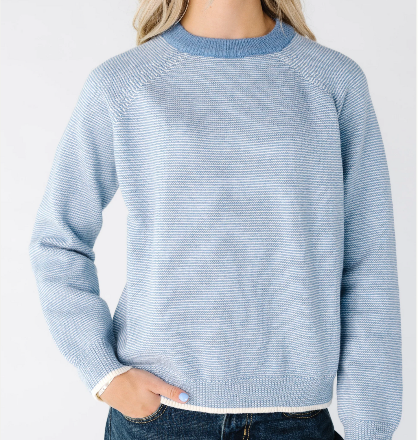 Soft Blue Sweater