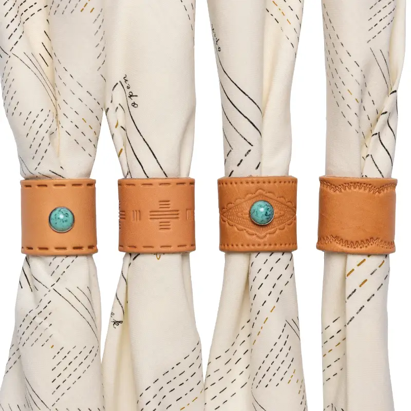 Leather Bandana Slide