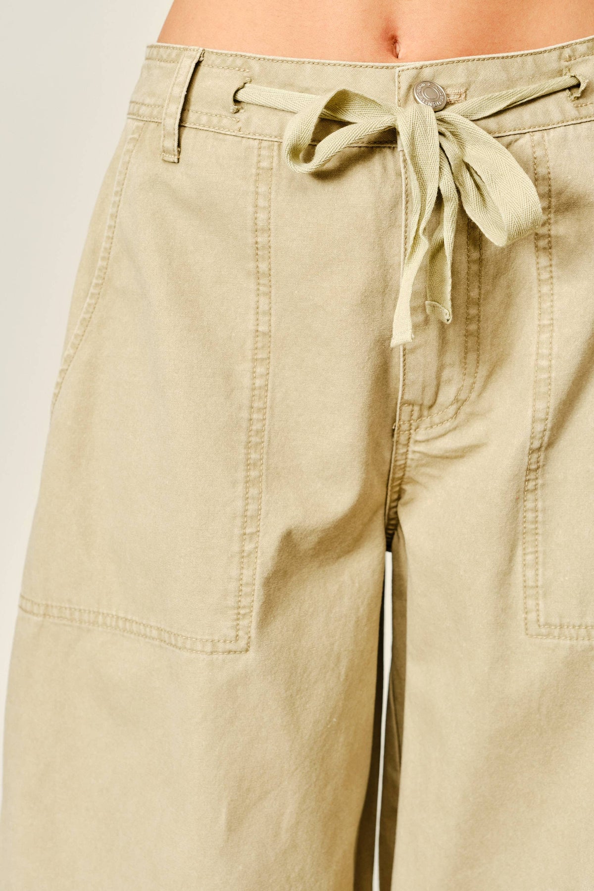Tie Barrel Pants