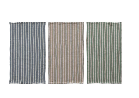 Cotton Stripe Tea Towel