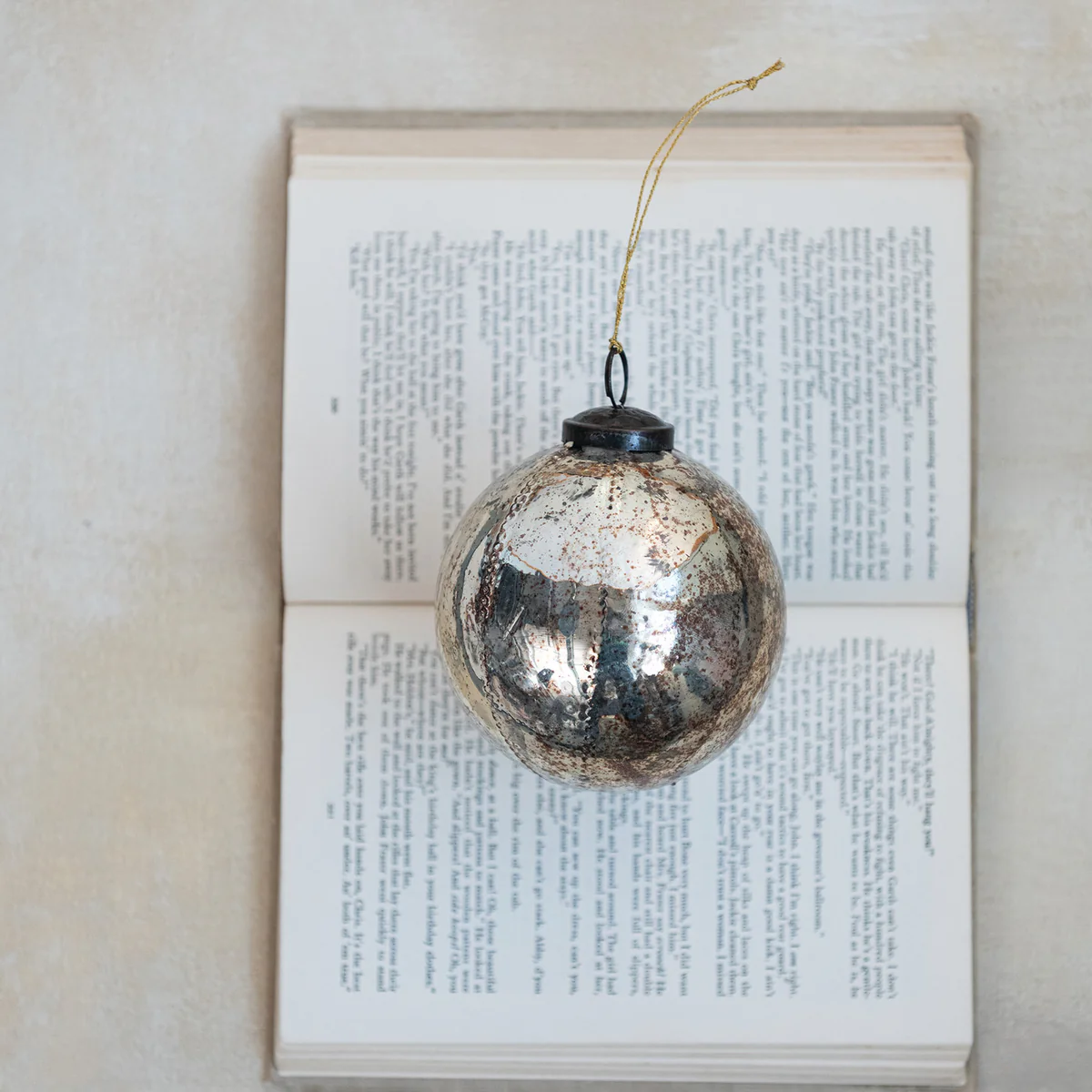 4" Mercury Glass Ornament