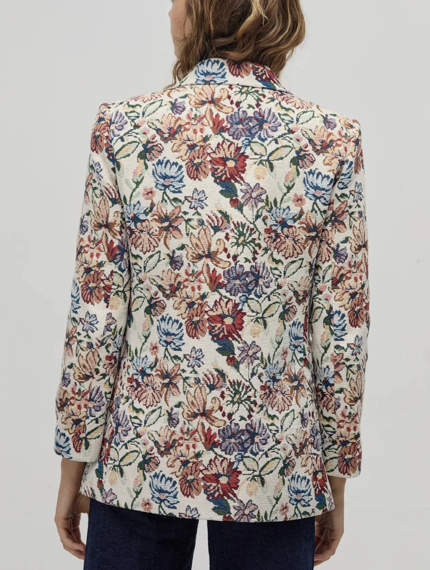 Mira Floral Tapestry Blazer