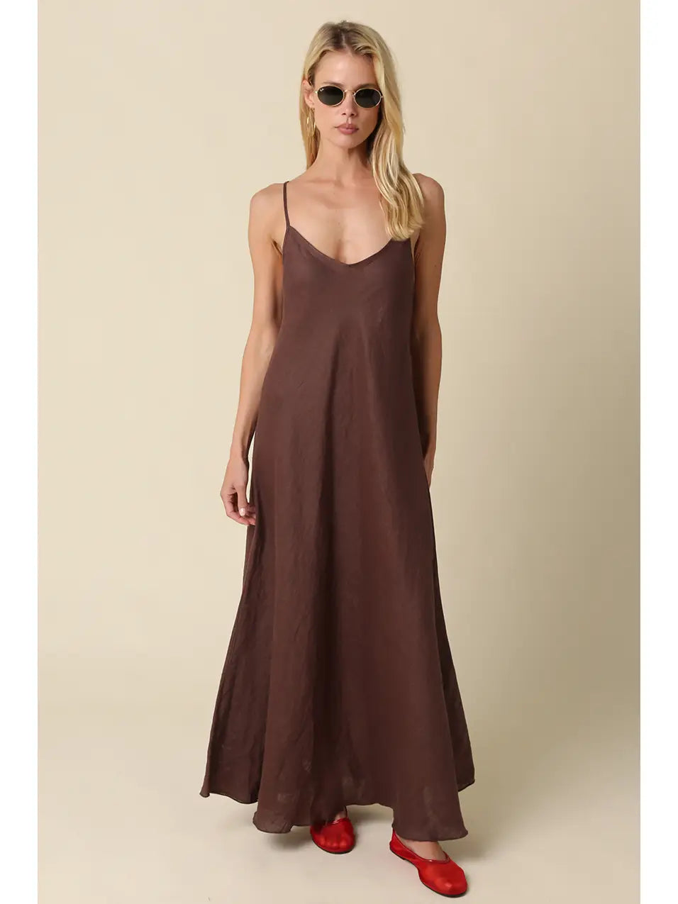 Cody Linen Maxi Dress