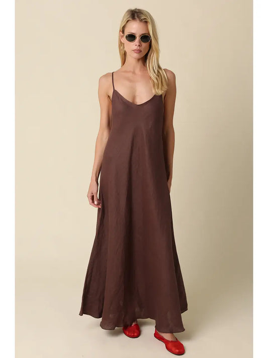 Cody Linen Maxi Dress
