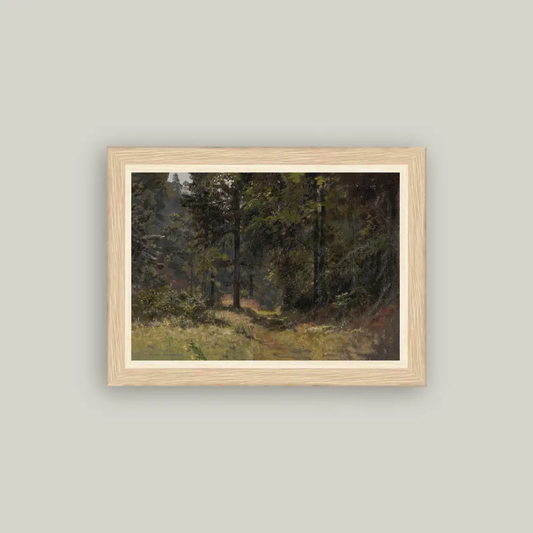 Road in the Forest Framed Art