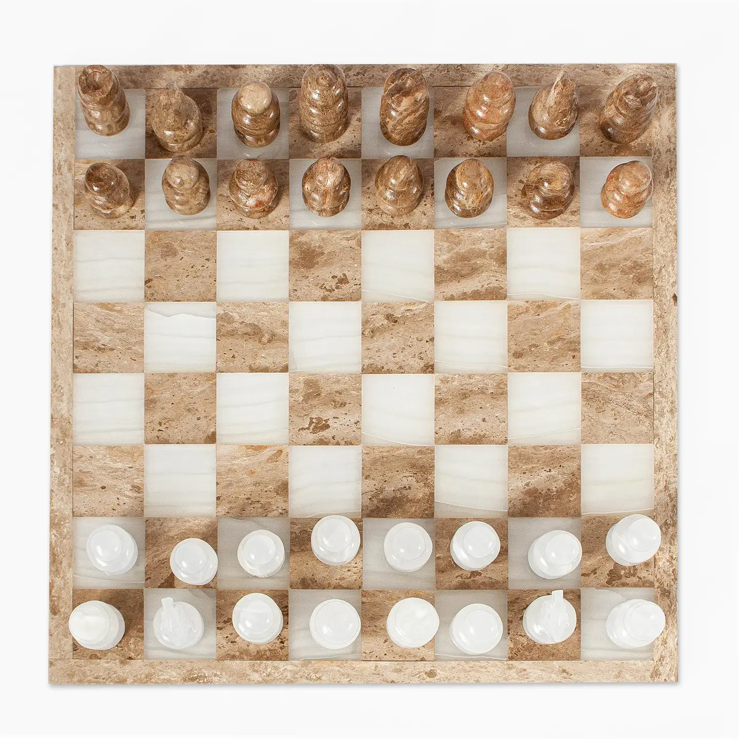Onyx and Marble Chess Set