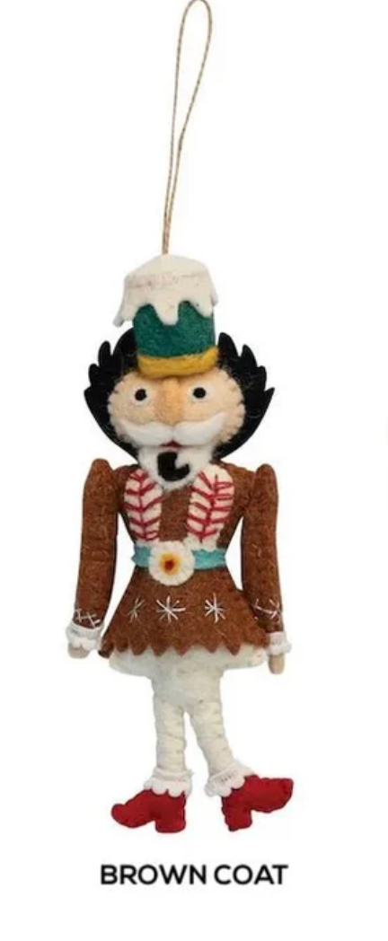 Felt Nutcracker Ornament