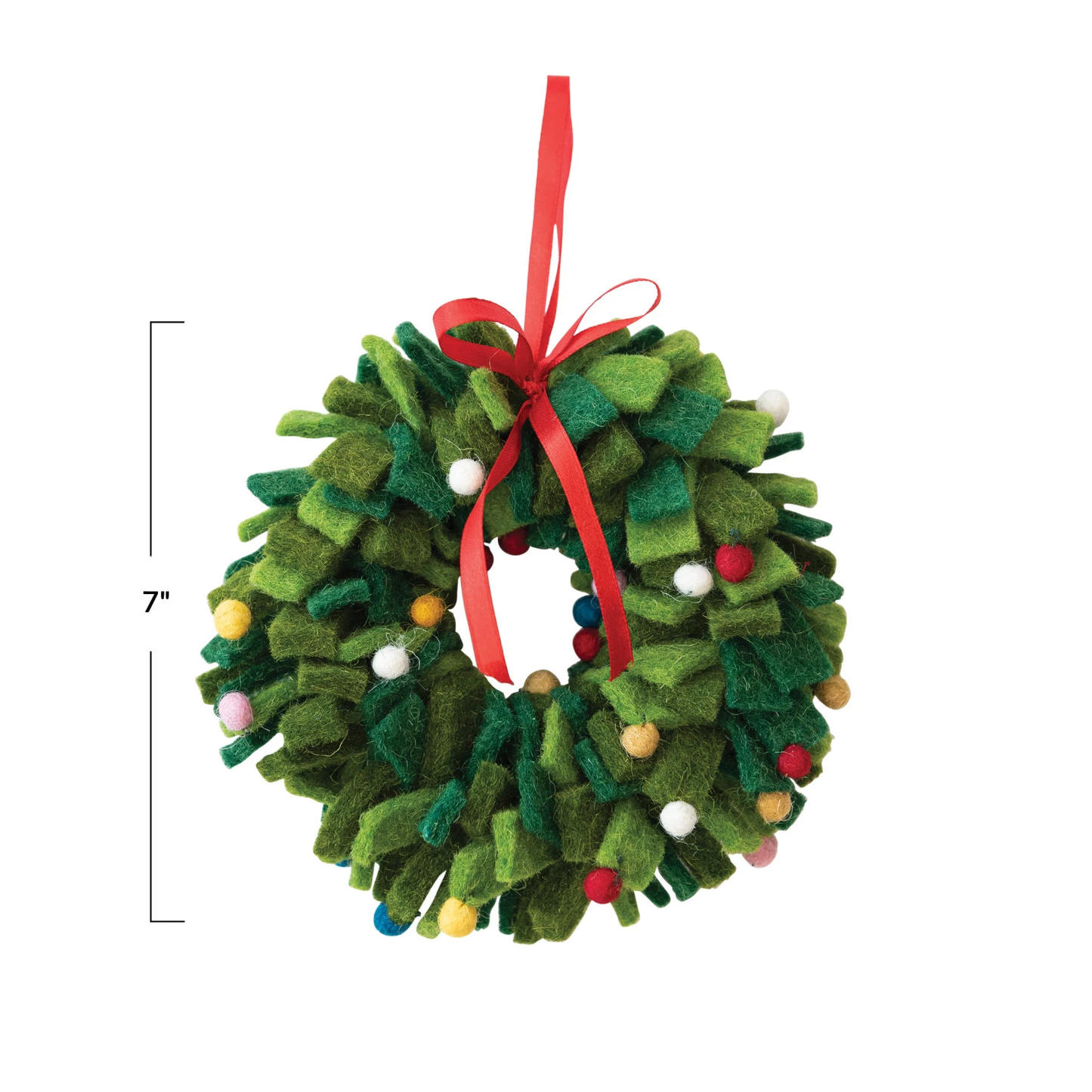 Felt Wreath Ornament