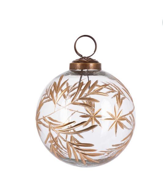 Etched Vintage Fir Ornament