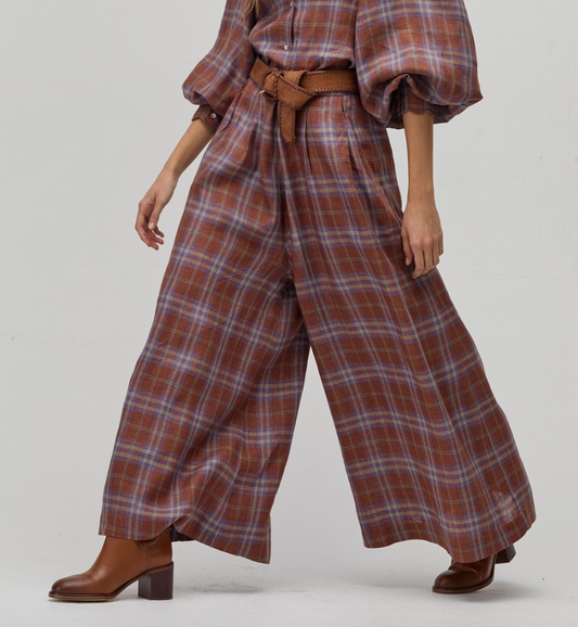 Sabi Wide Leg Linen Pant