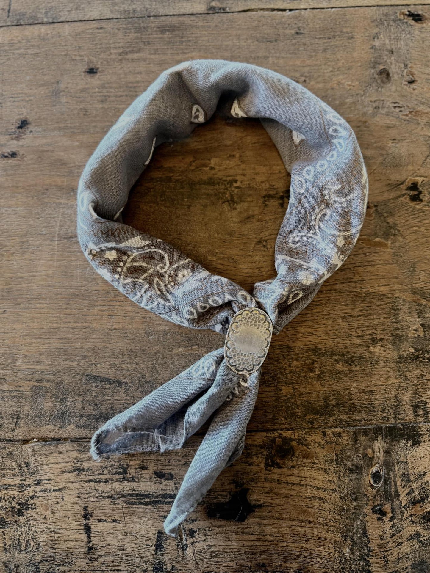 Silver Bandana Slide