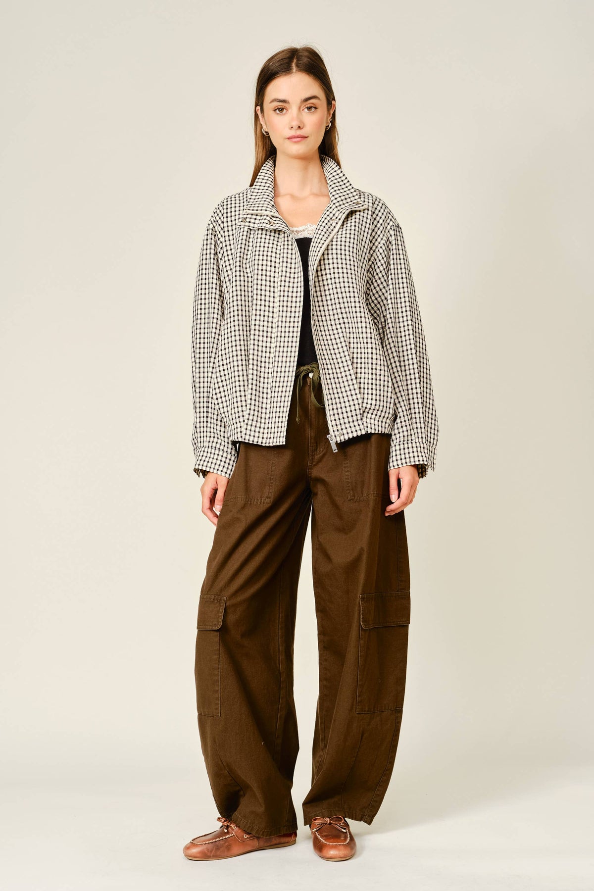 Tie Barrel Pants