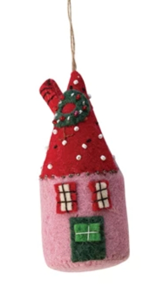Felt Village Ornament