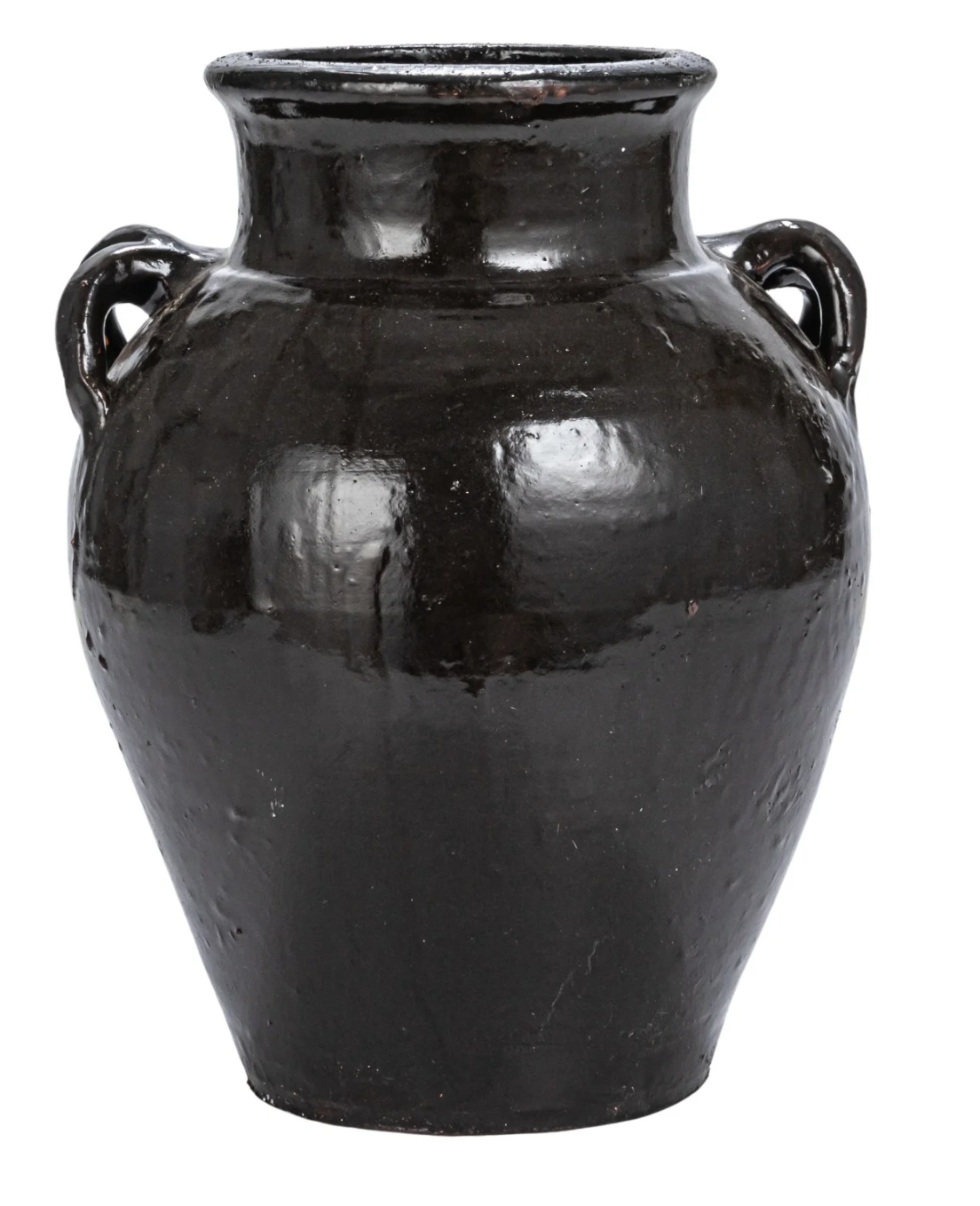 Glazed Two Handle Pot