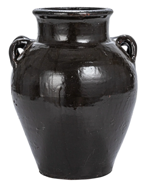 Glazed Two Handle Pot