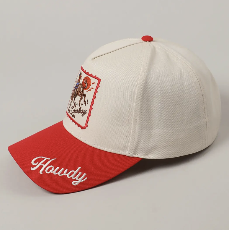 Howdy Embroidered Hat