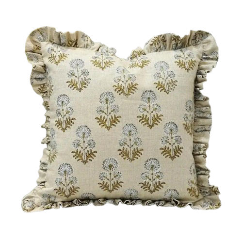Dandelion Dust Ruffle Pillow - 22"