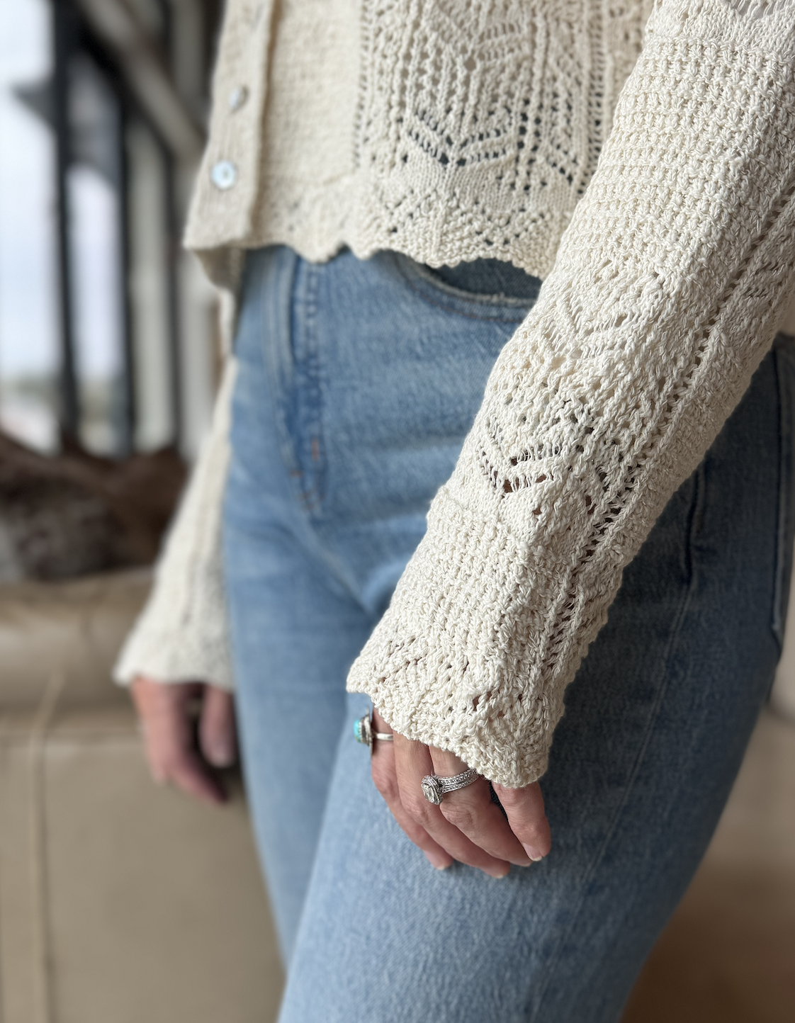 Sydney Crocheted Sweater