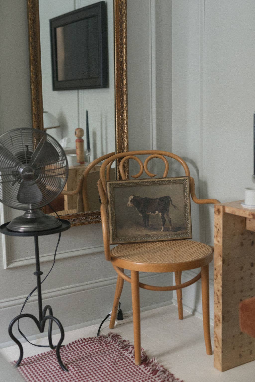 Vintage Calf Framed Art