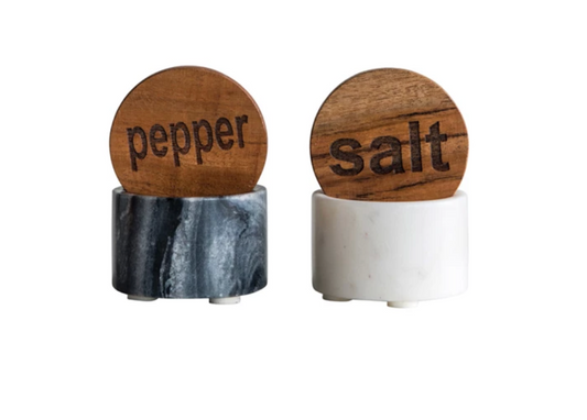 Marble S+P Pot Set