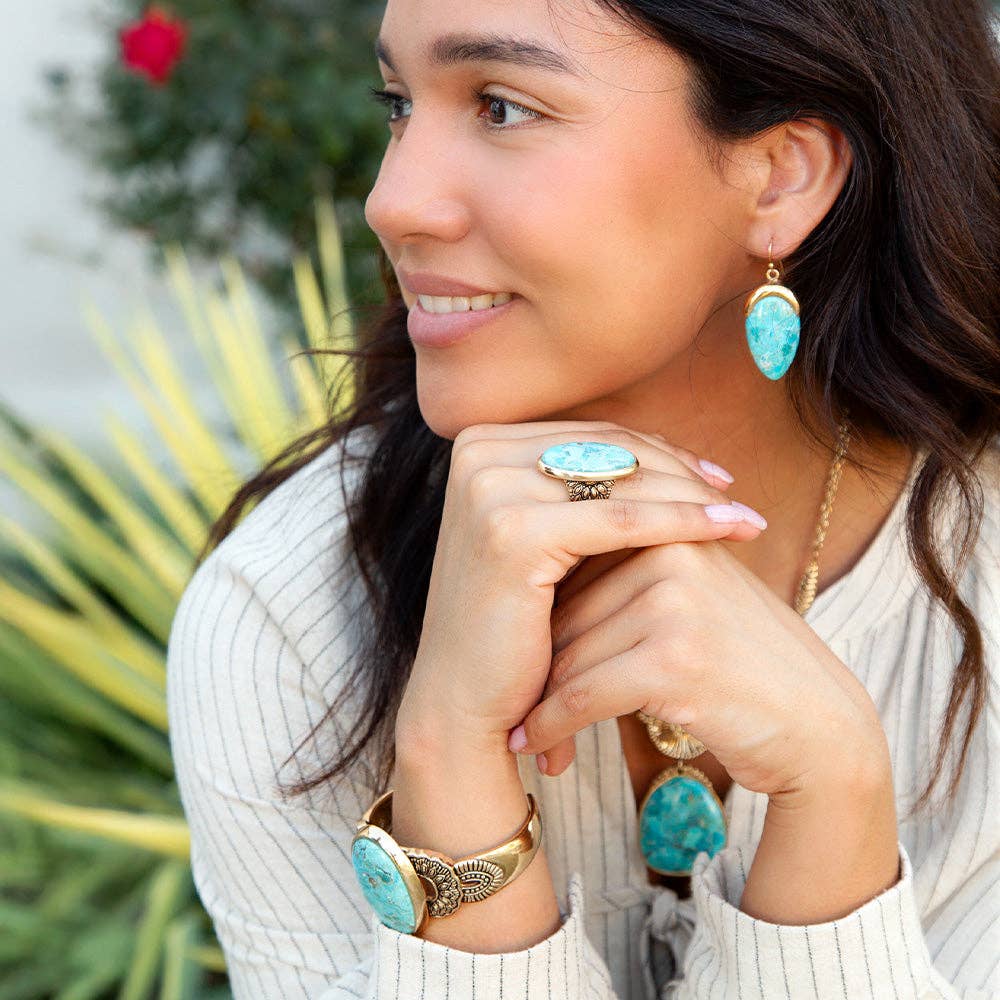 Agave Turquoise Ring