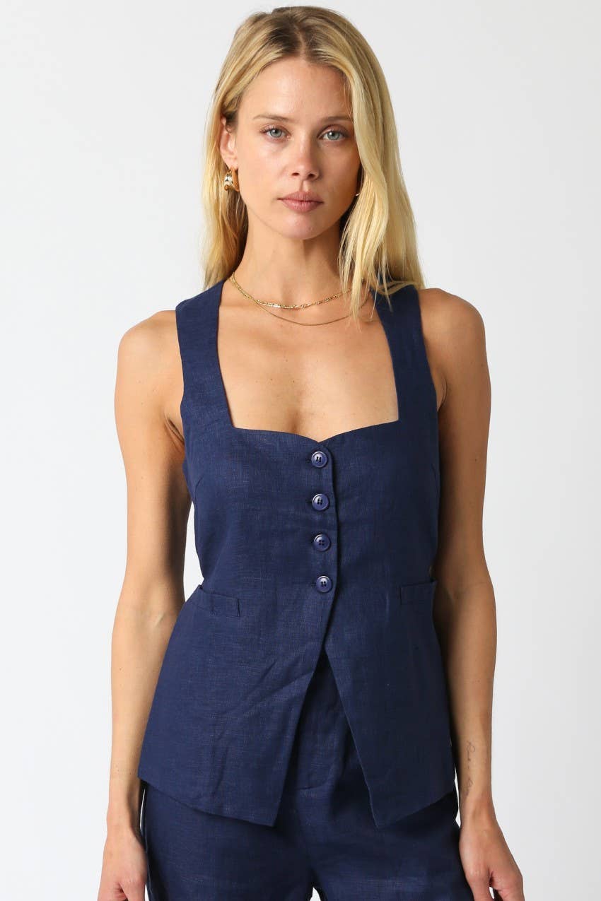 Blair Linen Top