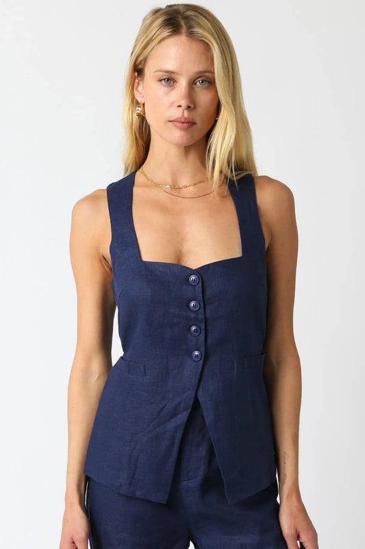 Blair Linen Top