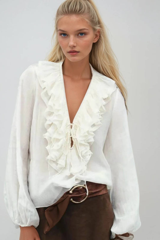 Grace Ruffled Top