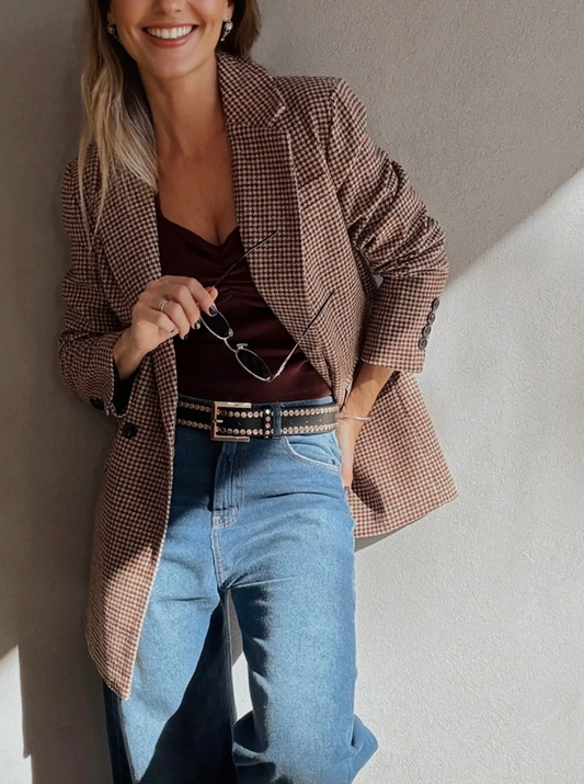 Houndstooth Blazer