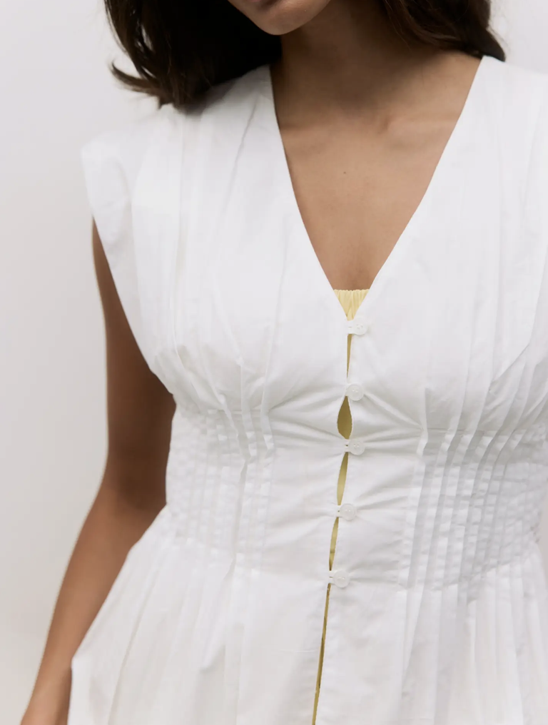 Pleated Cotton Top