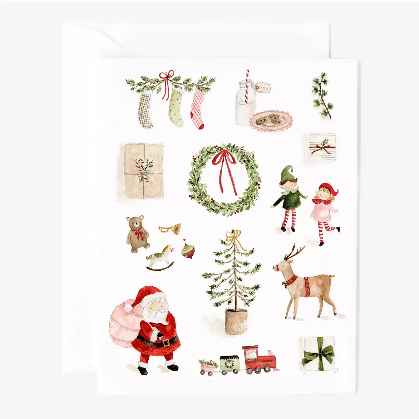 Set of 8 Christmas Notecards