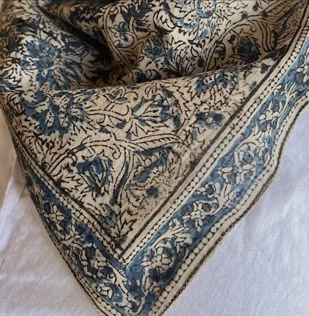 Block Print Handkerchief