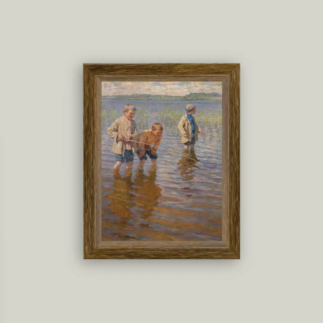 Mid-Day Fishing Framed Art