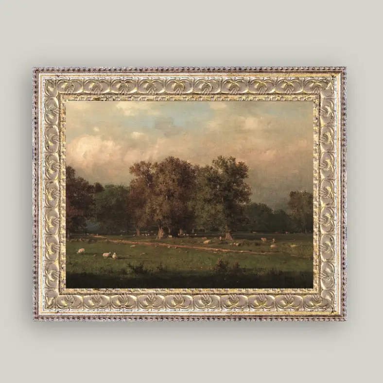 Sheep Farm Framed Art